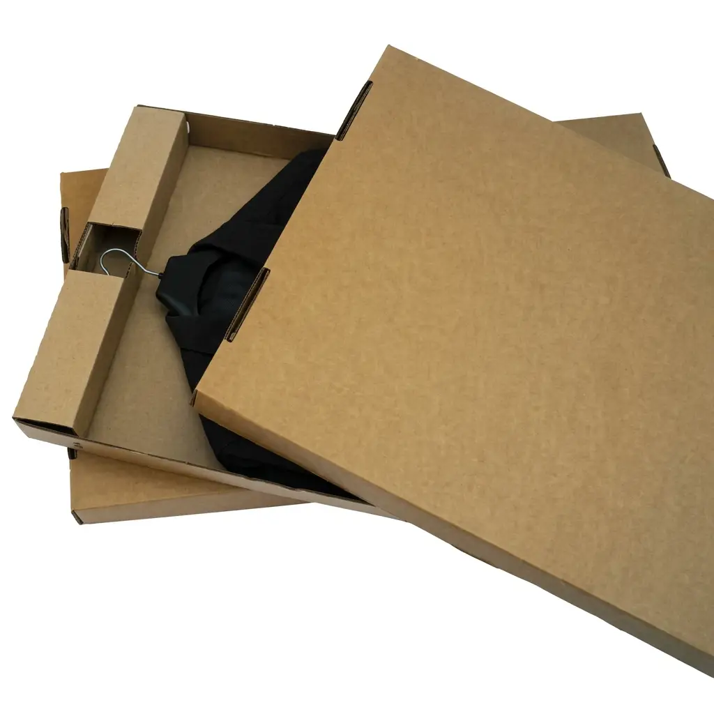 Caja plana para percha Caja plana para percha