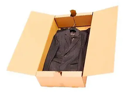 Caja plana para percha Caja plana para percha